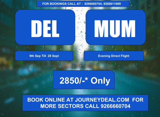 delhi mumbai flight ticket
