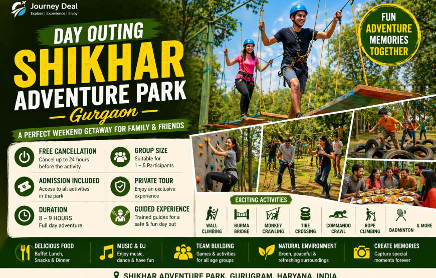 Day outing Shikhar Adventure Park Gurgaon
