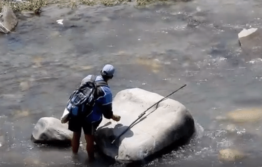 Fishing experience in manali