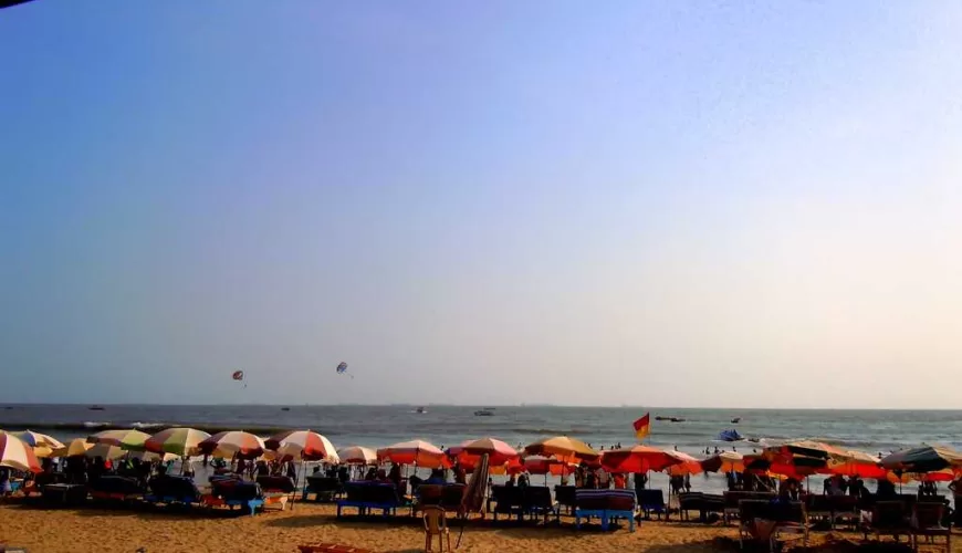 Baga Beach in North Goa