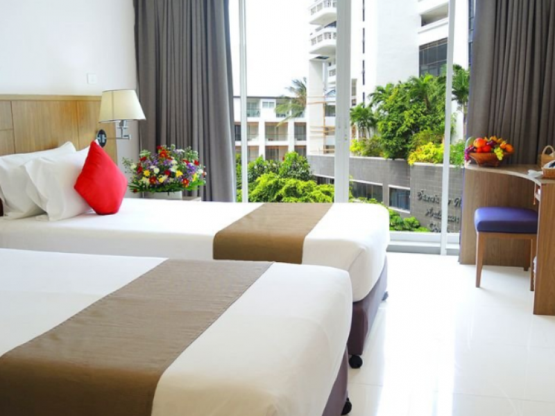 Andaman Beach Suites Deluxe Room with Pool View
