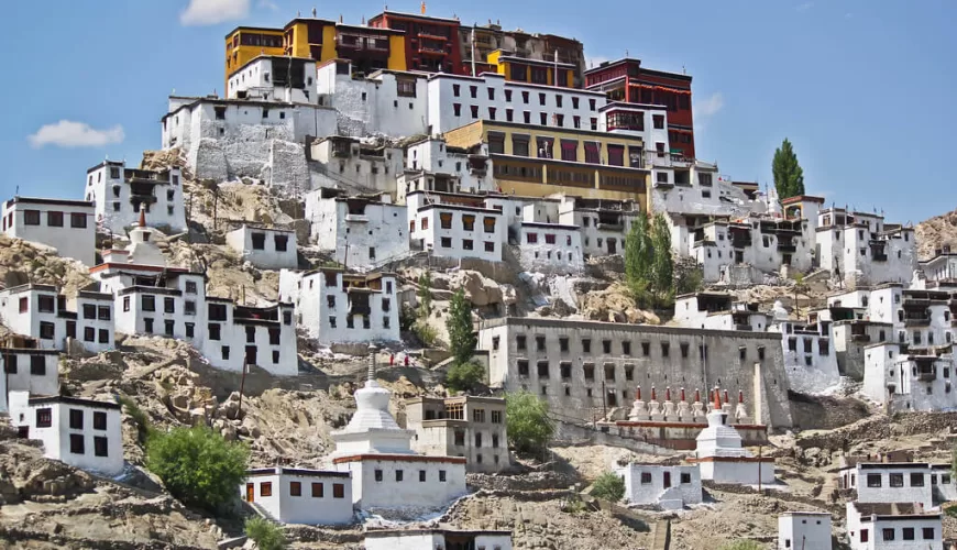 Thiksey Monastery in Leh