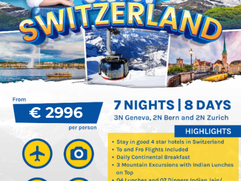 best of switzerland with flights